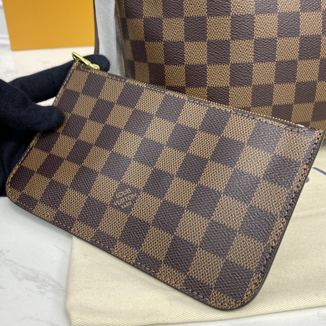 Louis Vuitton NEVERFULL PM Damier Azur Handbag N41359 